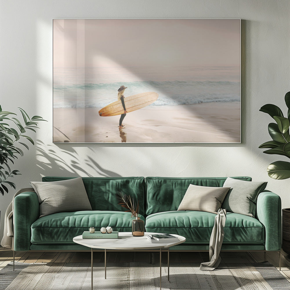 Cowgirl surfeuse | Toile