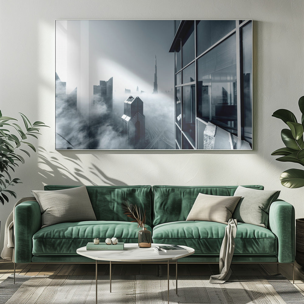 Ville brumeuse | Toile