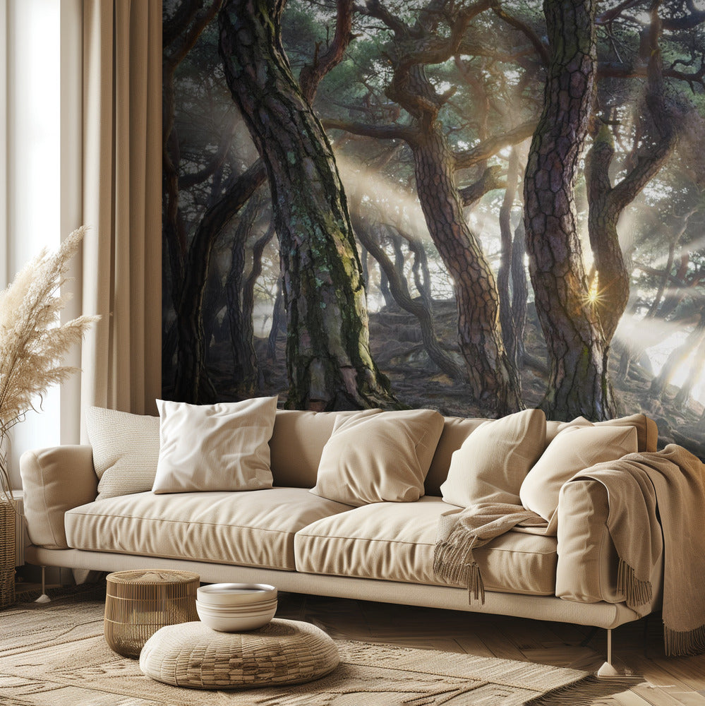 Pinos sagrados | Papel Pintado Fotográfico