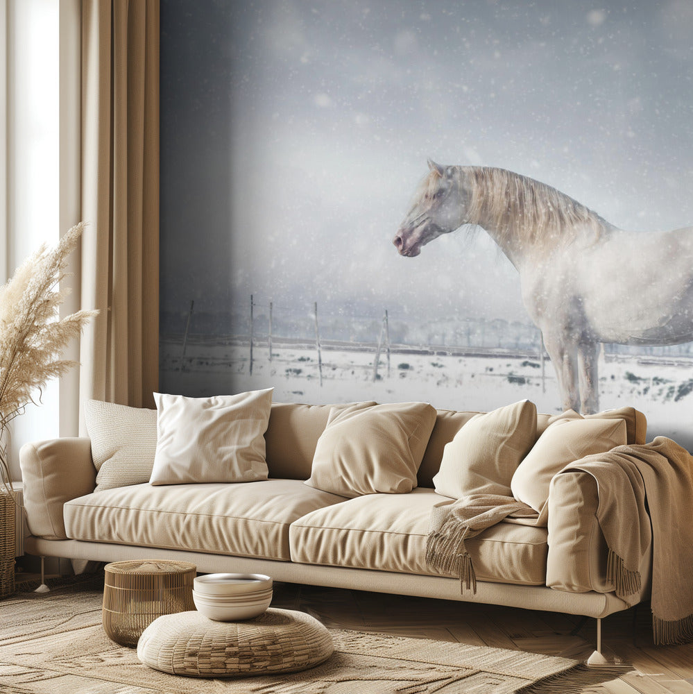 Laat het sneeuwen... | Fotobehang