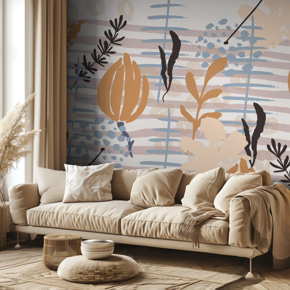 Fleur de Scandia | Papier Peint Photo