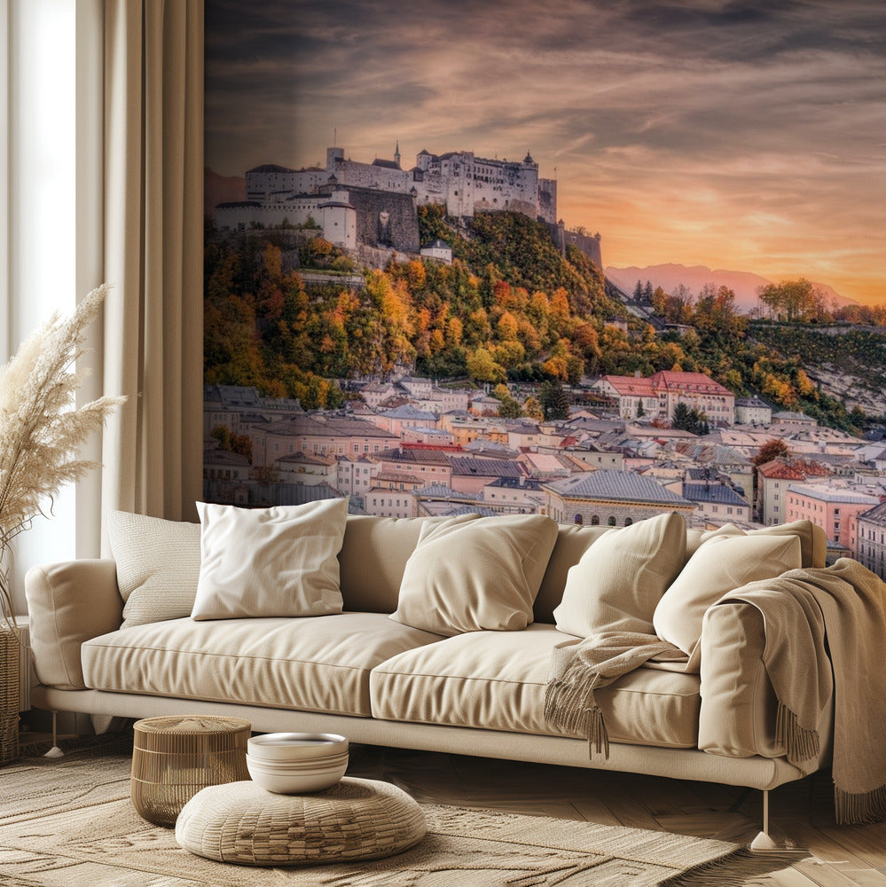 Salzburg syksyn väreissä | Valokuvatapetit