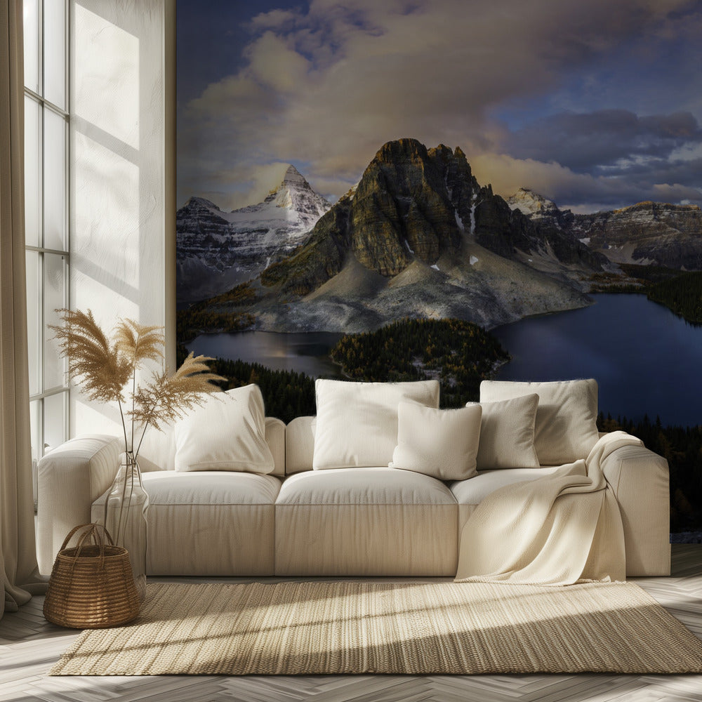 Solopgang ved Mt. Assiniboine | Fototapeter