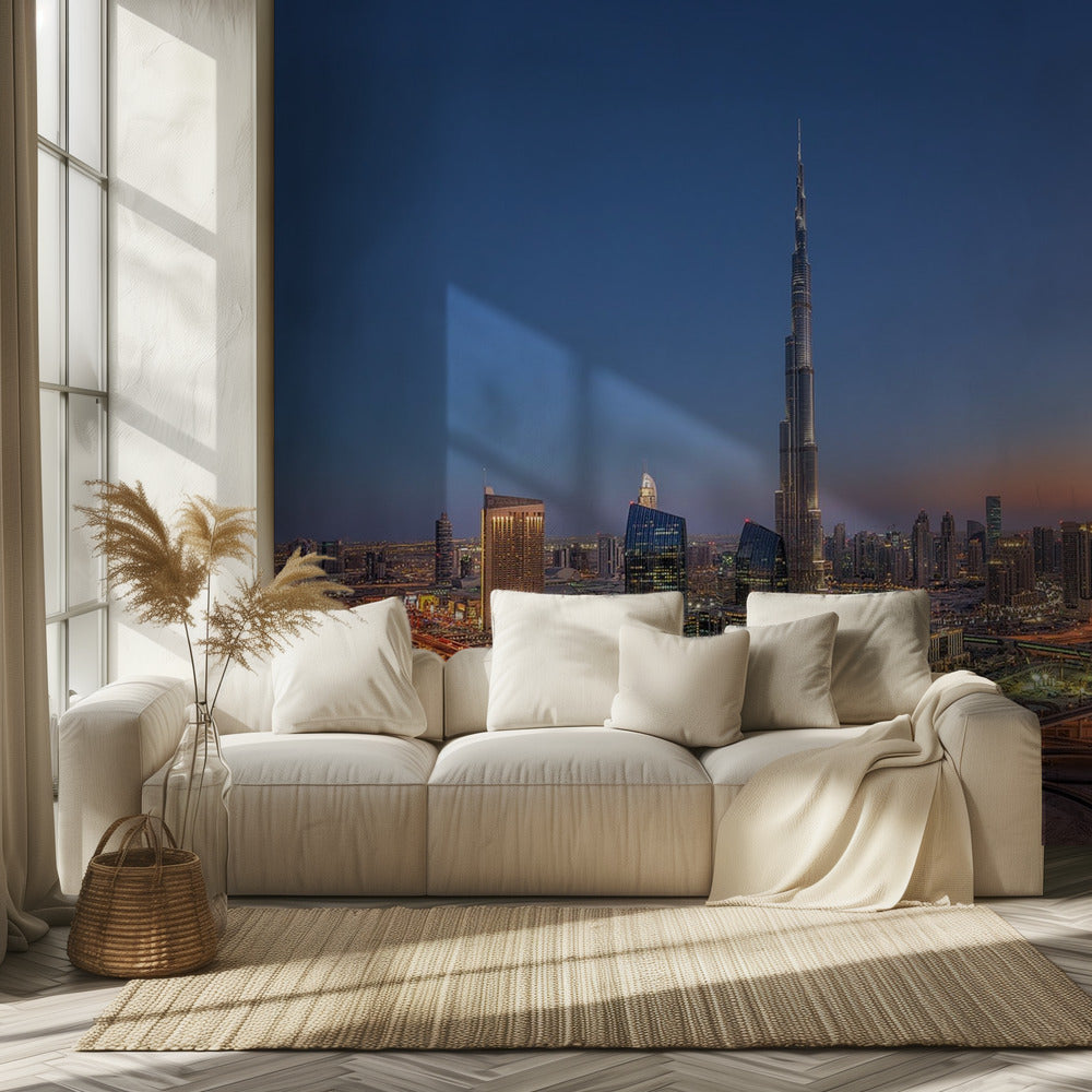 El increíble Burj Khalifa | Papel Pintado Fotográfico