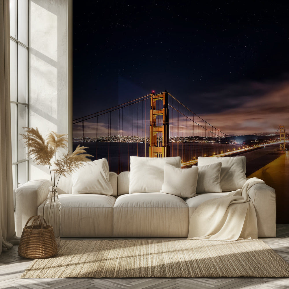 Golden Gate do Gwiazd | Fototapeta