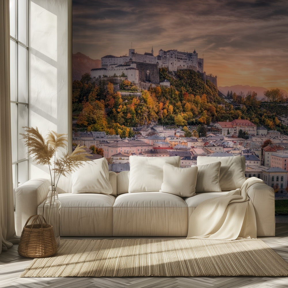 Salzburg syksyn väreissä | Valokuvatapetit