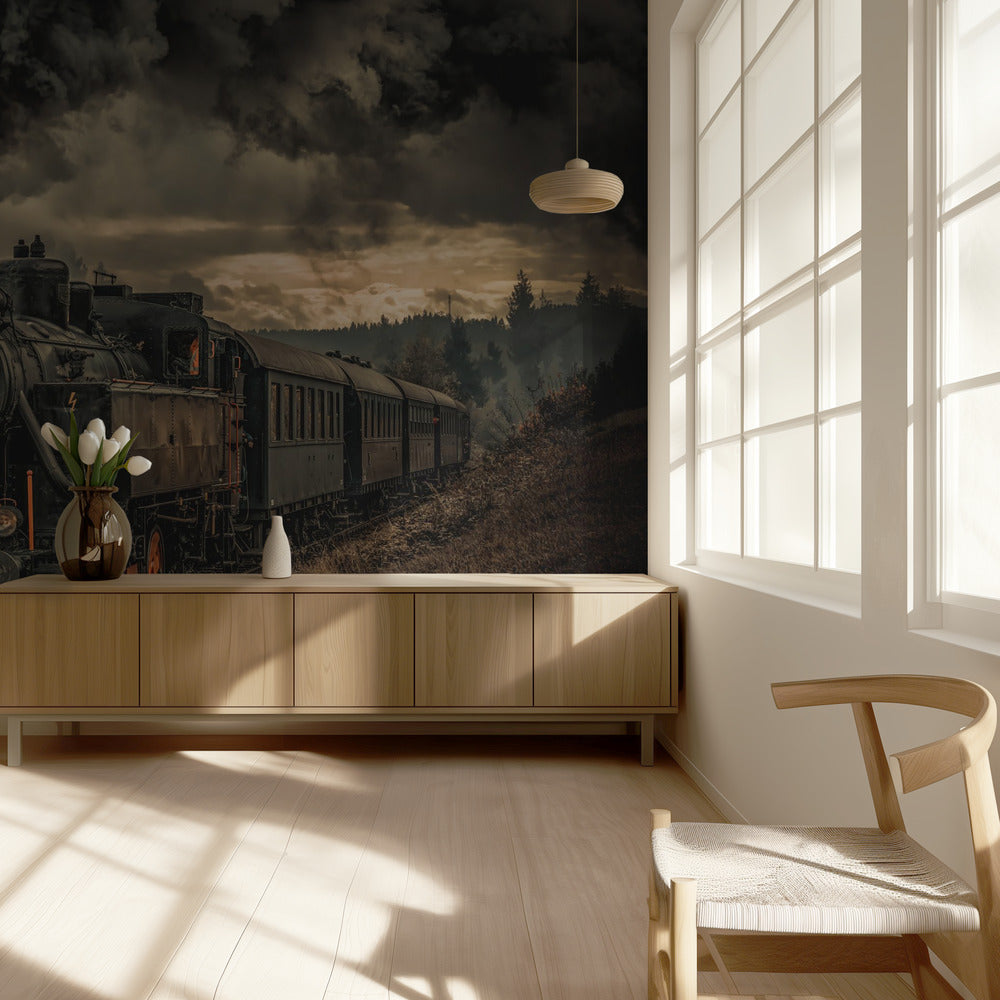Tren buscador de oro | Papel Pintado Fotográfico