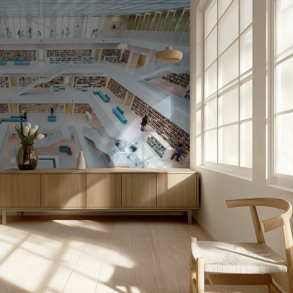 biblioteket i Stuttgart | Fototapet