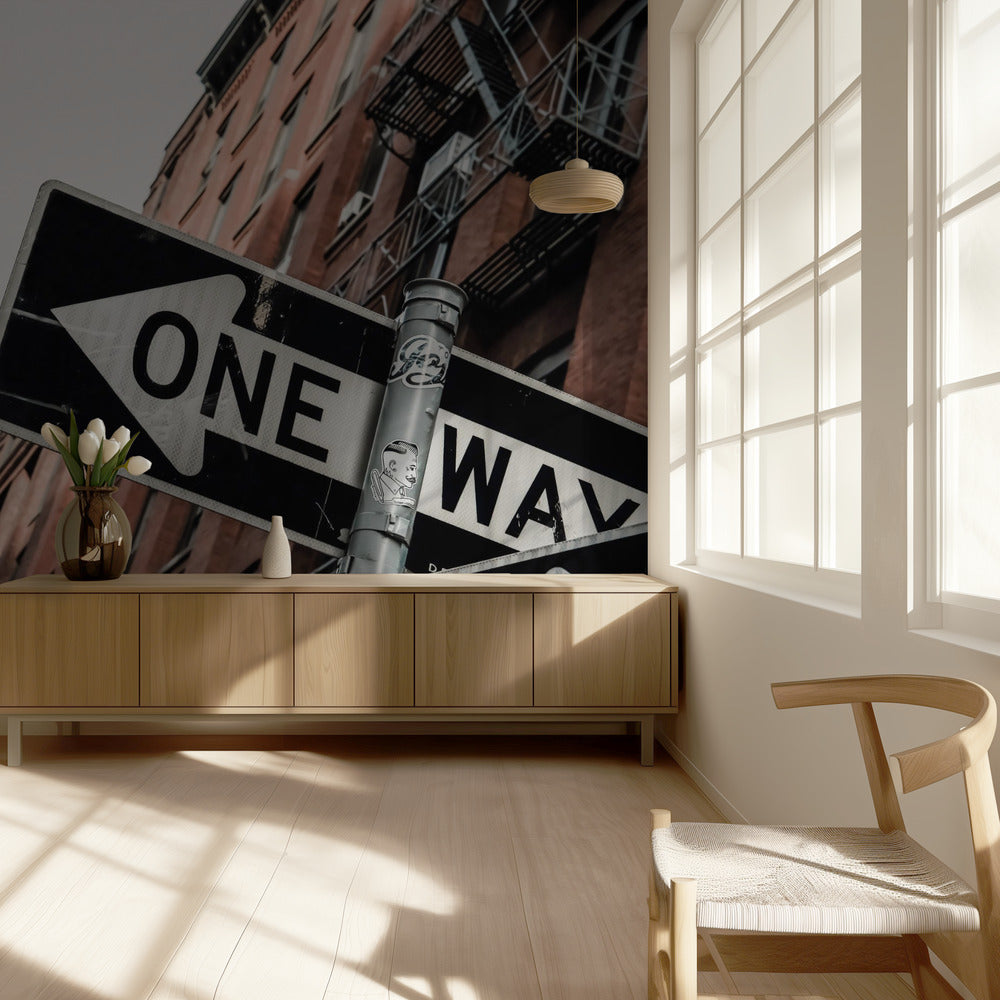 Most Manhattan w jedną stronę | Fototapeta