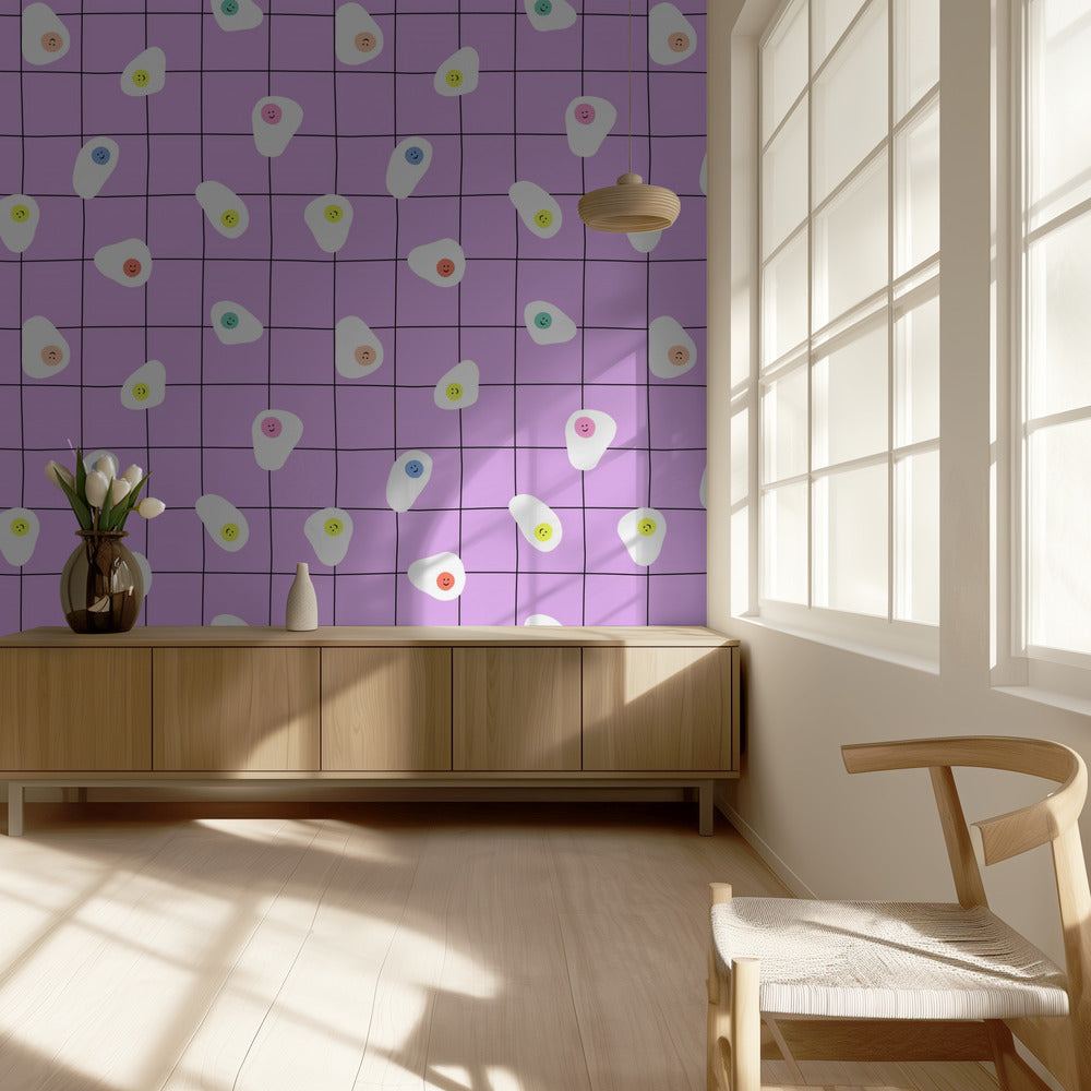 Frukostbjudning (mönsterdesign) | Fototapet