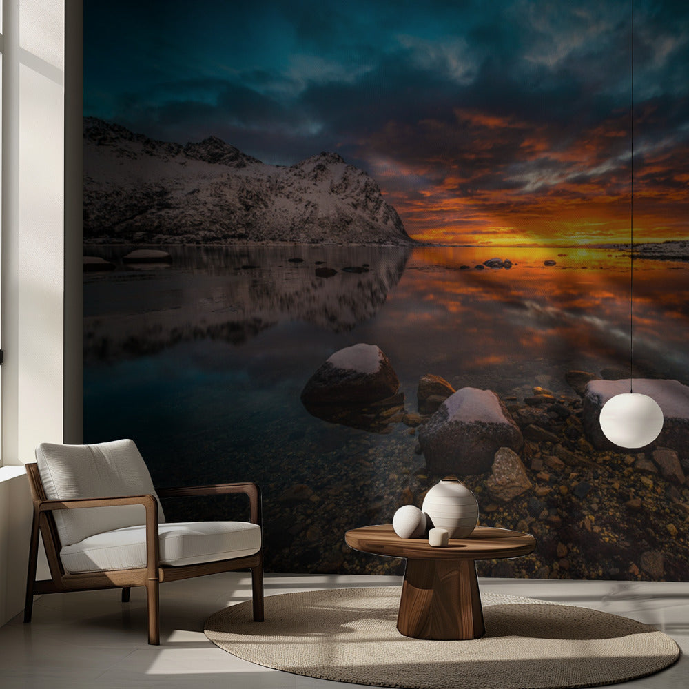 Ciel en feu | Fond d'écran