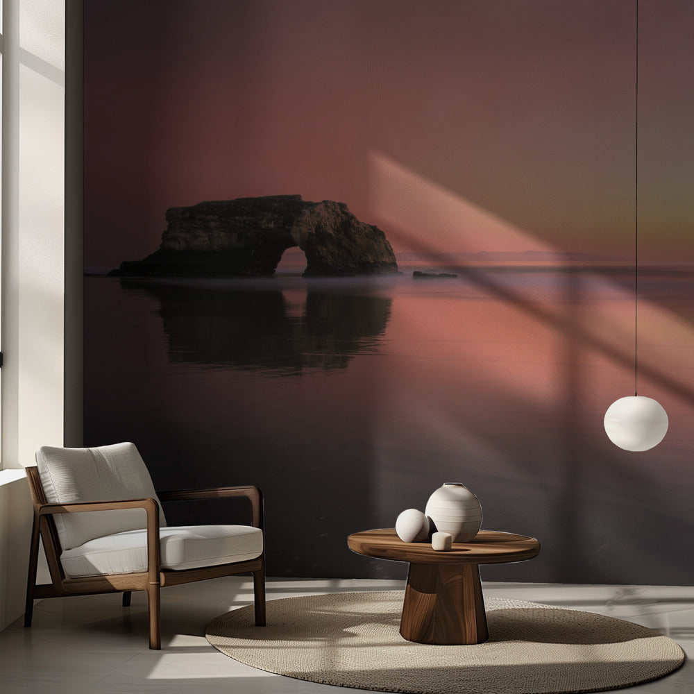 Coucher de soleil au pont naturel - 2 | Fonds d'écran