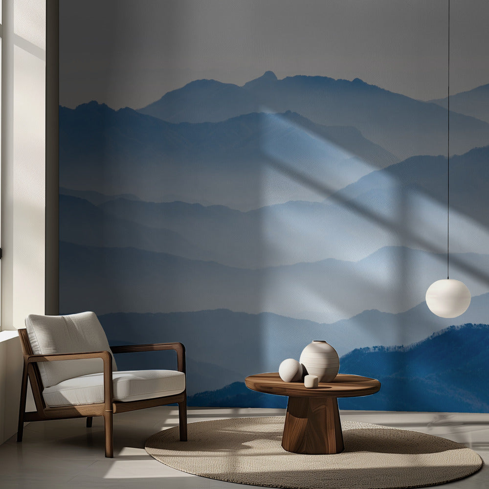 Montagnes brumeuses | Fond d'écran