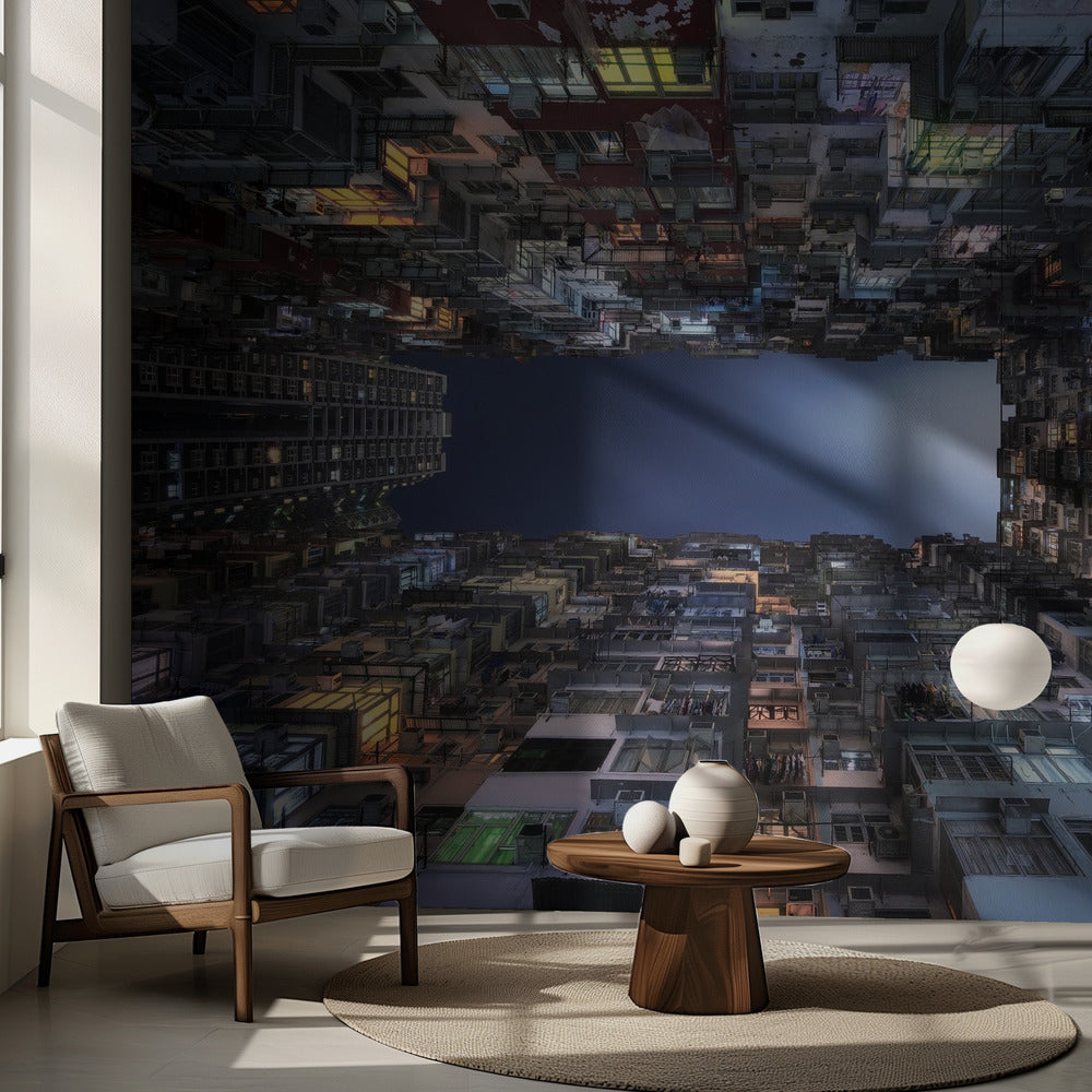 Bâtiments en forme de ruche | Papier peint