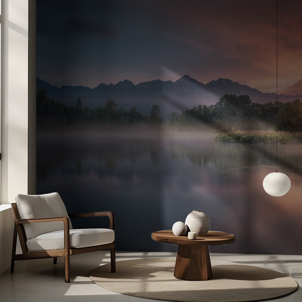 Aube au bord du lac | Fonds d'écran