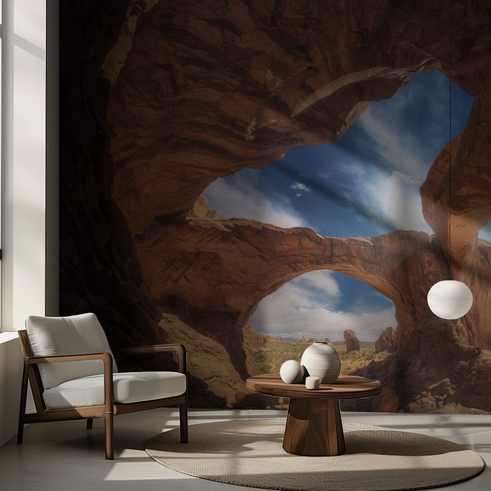 Double arche. | Papier peint