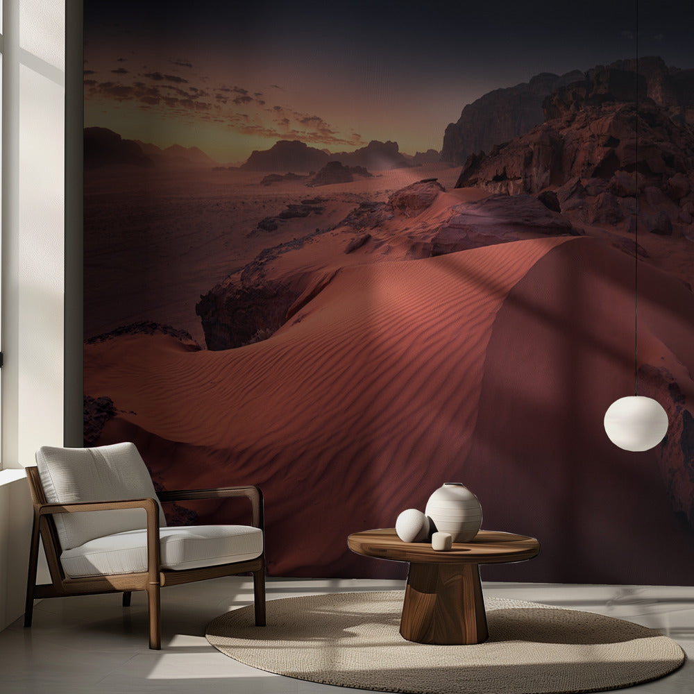 Dune de sable rouge | Fond d'écran