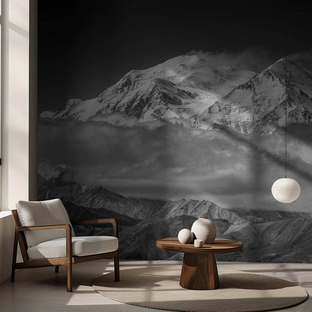 Le Denali vu de la crête opposée | Fonds d'écran