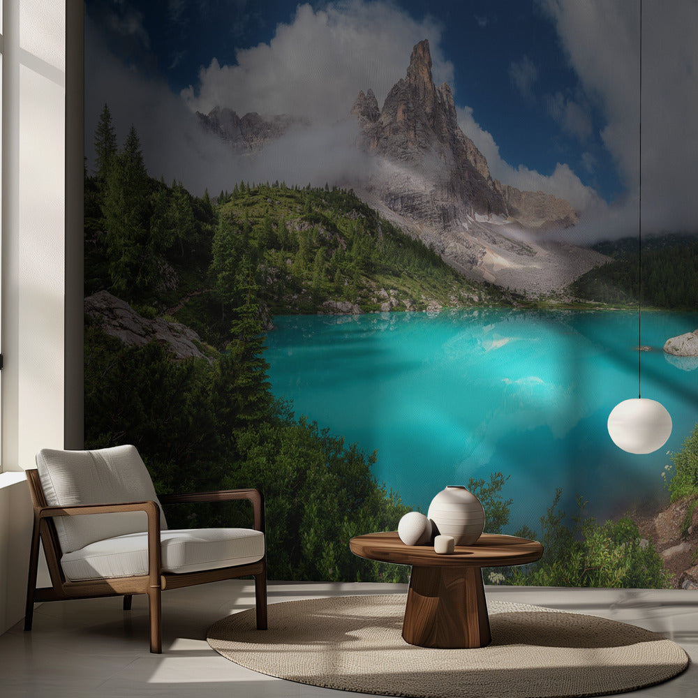 Vénétie - Panorama du lac Sorapis | Fonds d'écran