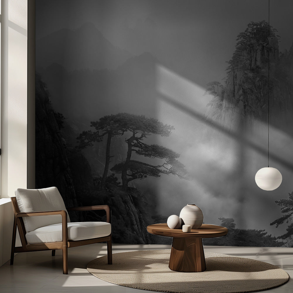 Huang Shan dans le brouillard | Fonds d'écran