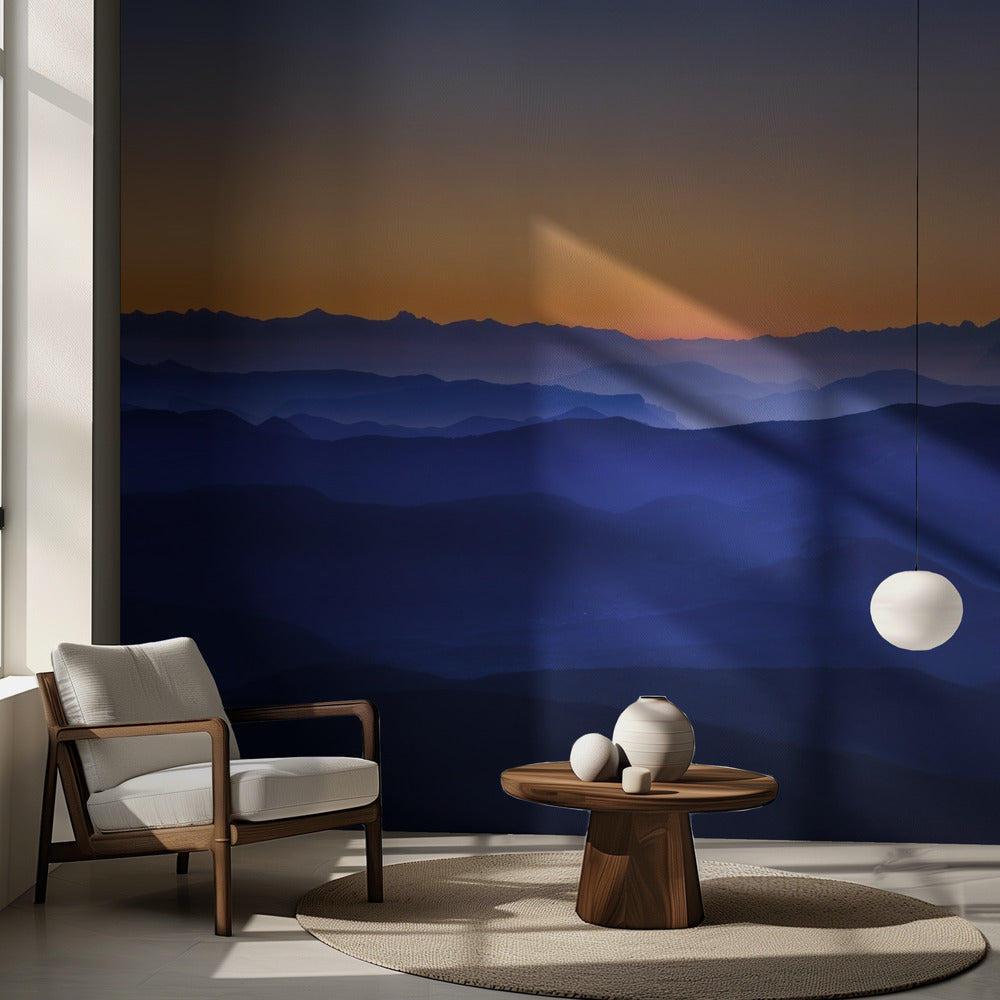 Montagnes brumeuses | Fond d'écran