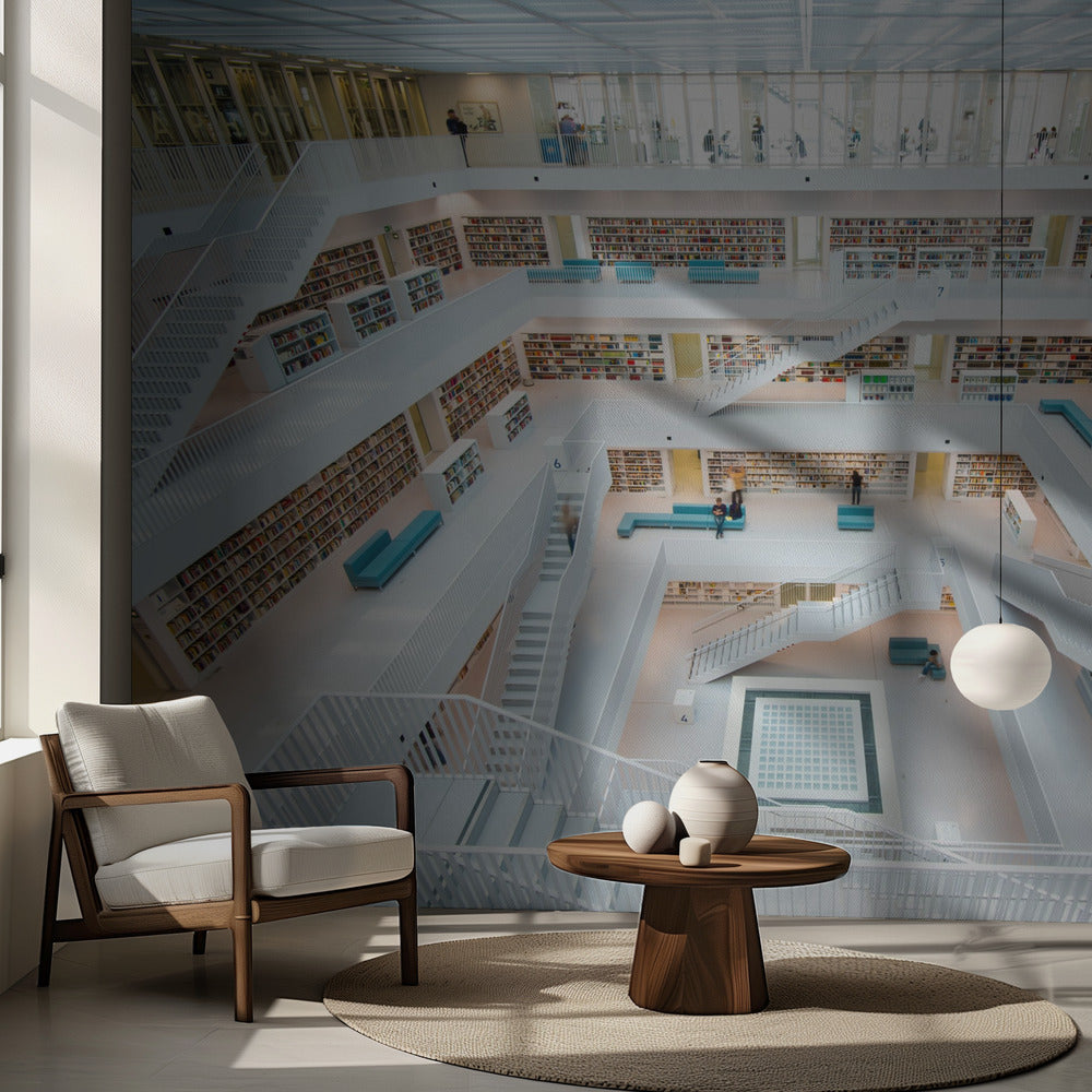 biblioteket i Stuttgart | Fototapet