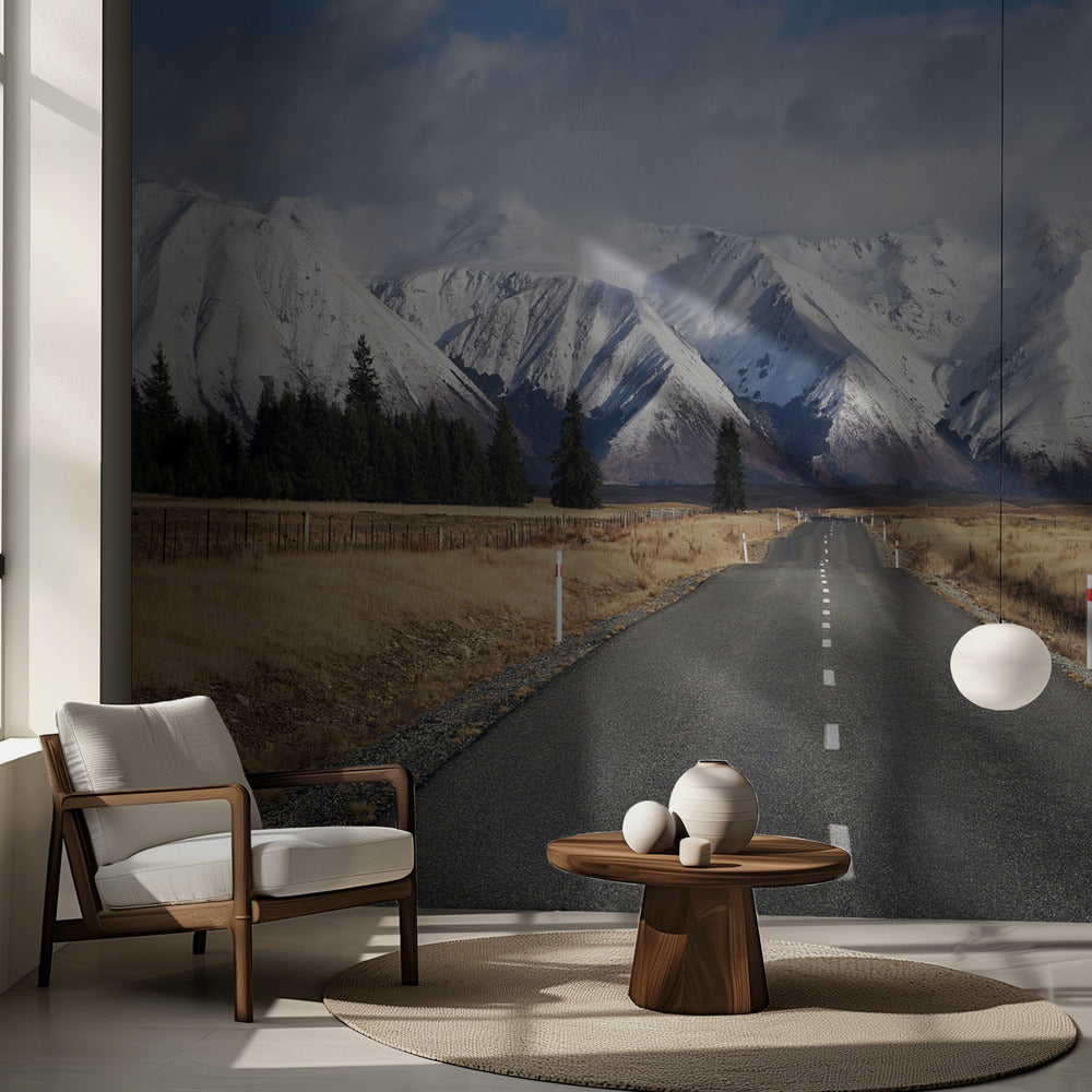 Route du lac Ohau | Fond d'écran