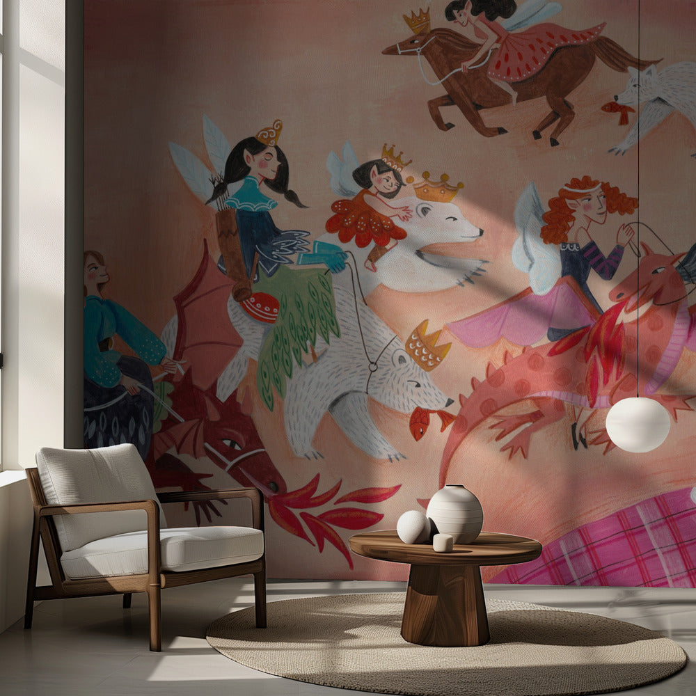 Rêves de fées, d'ours et de dragons | Fonds d'écran