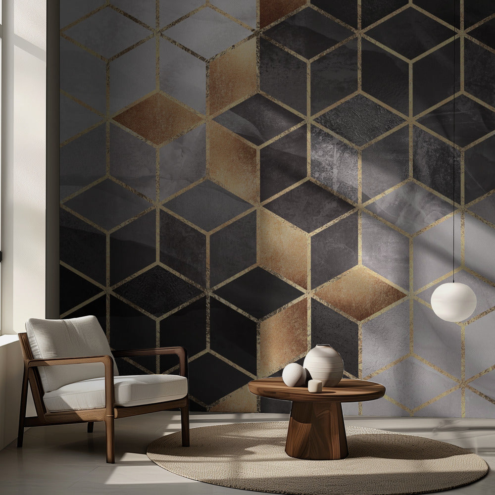 Cubes fumés | Fond d'écran