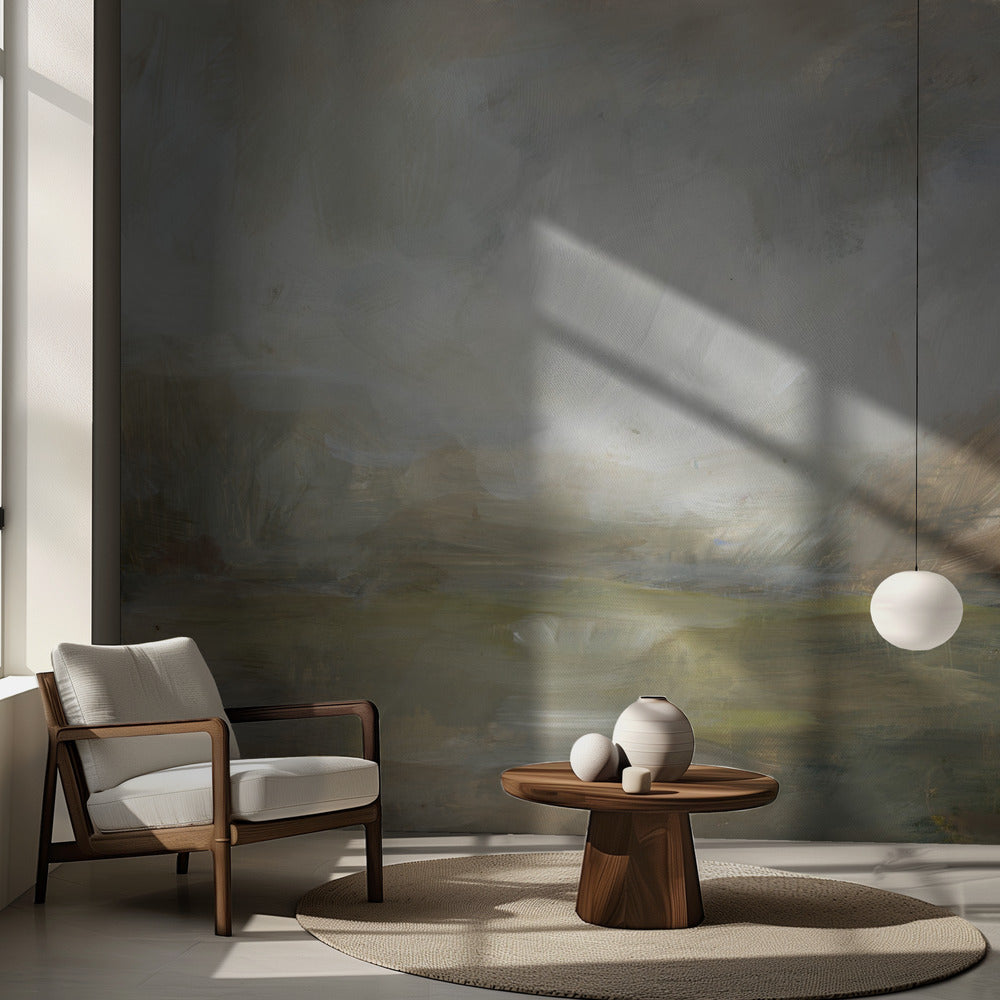 Paysage brumeux du matin | Fonds d'écran