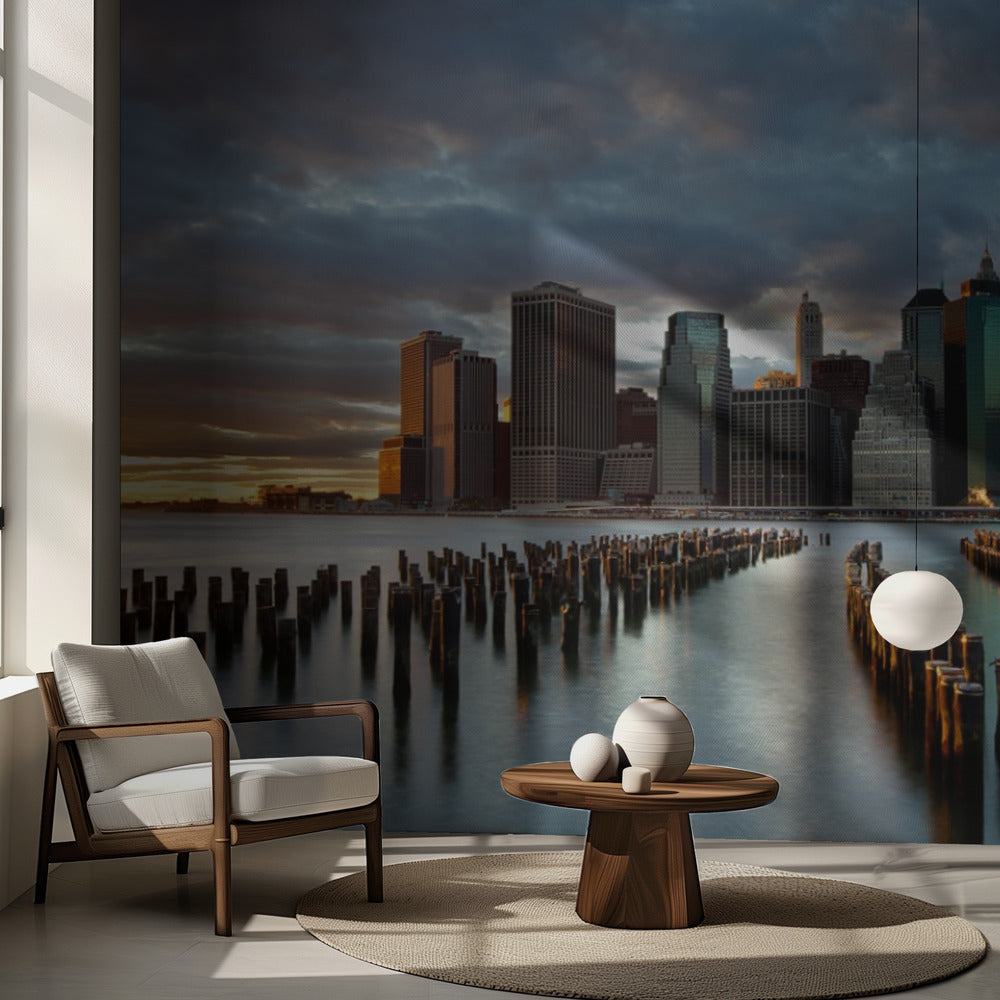 Horizonte de la ciudad de Nueva York | Papel Pintado Fotográfico