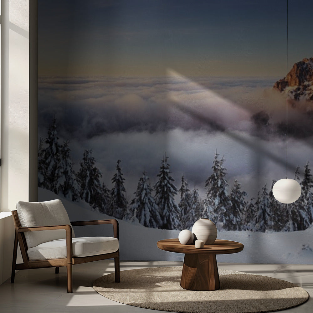 Pic doré | Fond d'écran