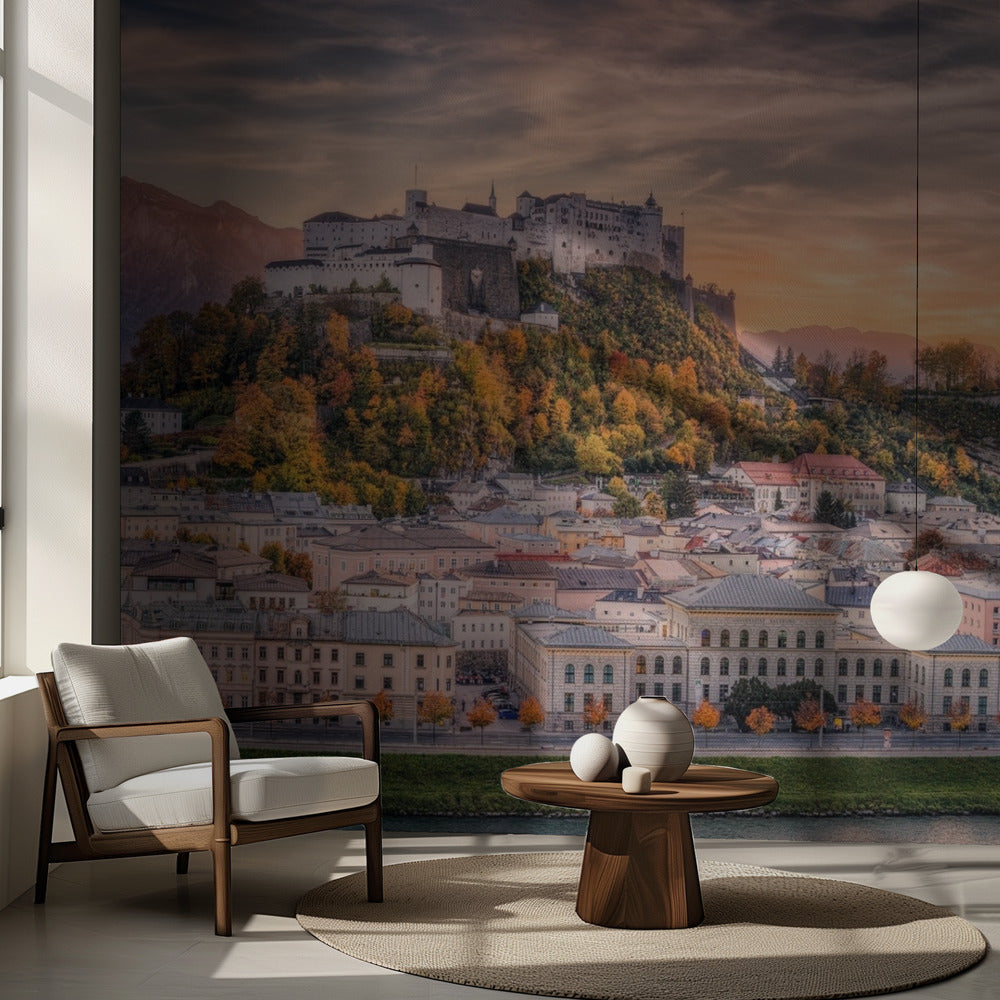 Salzburg syksyn väreissä | Valokuvatapetit