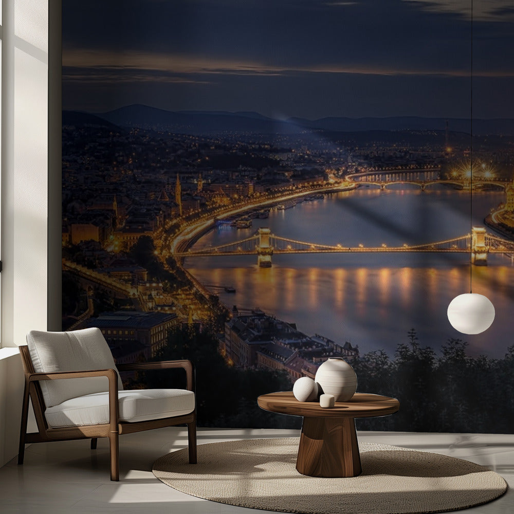 Panorama di Budapest | Carta da Parati Fotografica
