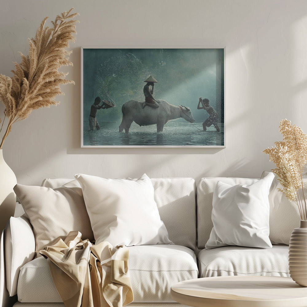 Bufalo d'acqua | Poster - Stampe d’Arte
