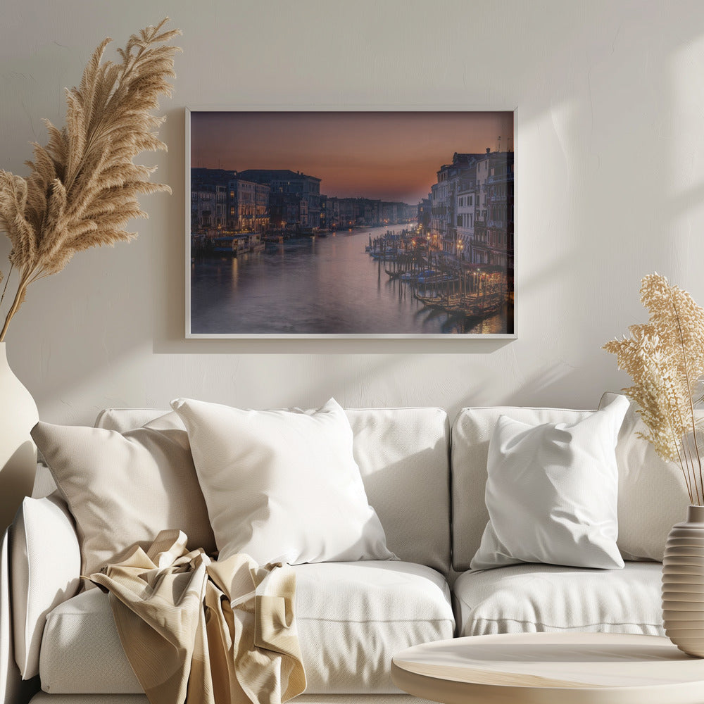 Grand Canal de Venise au coucher du soleil | Posters - Affiche Artistique
