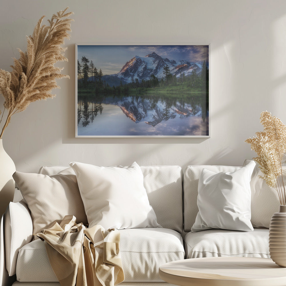 Lever de soleil sur le mont Shuksan | Posters - Affiche Artistique