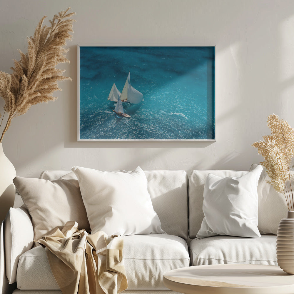 Croisement bleu | Posters - Affiche Artistique