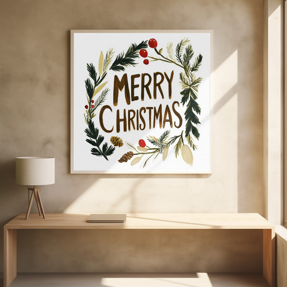Weihnachtsfreudenkranz | Poster