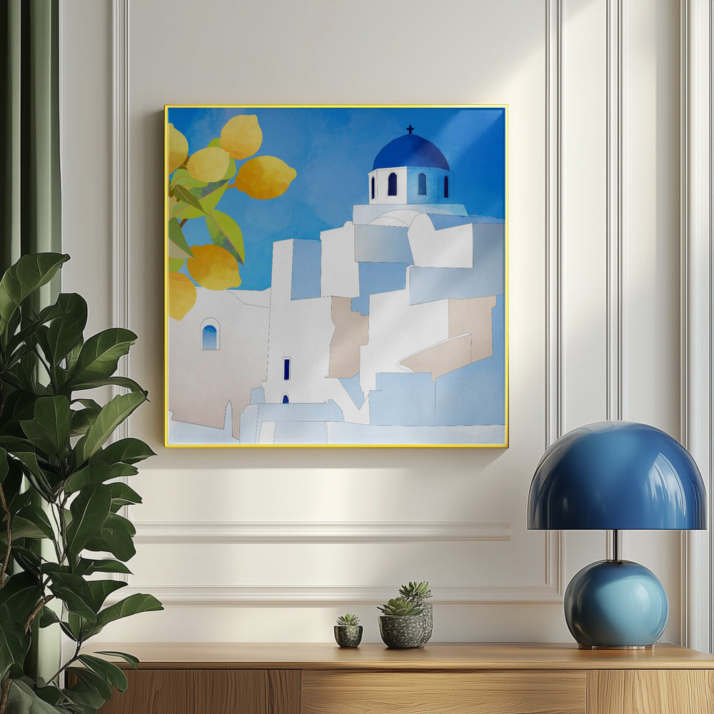 Santorini Nowe | Plakaty - Wydruki Artystyczne