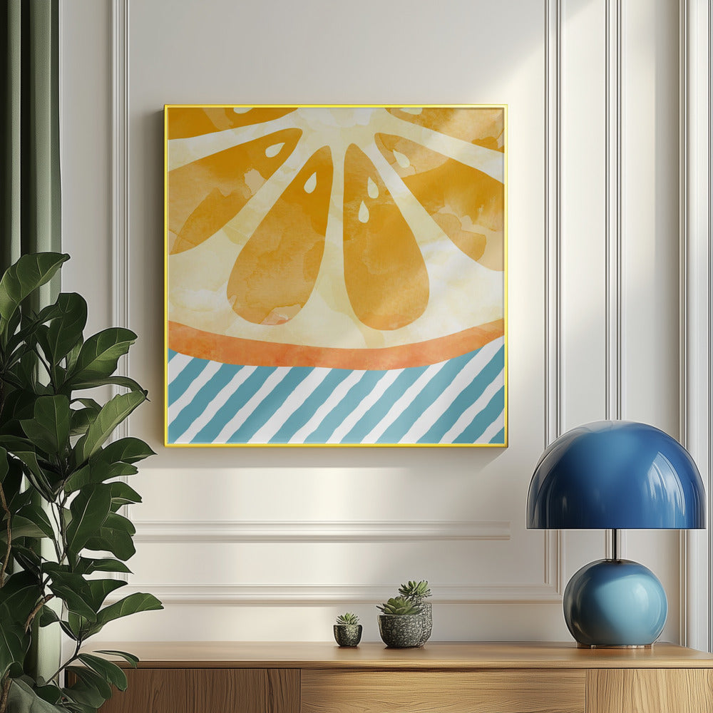 Astratto arancione | Poster - Stampe d’Arte
