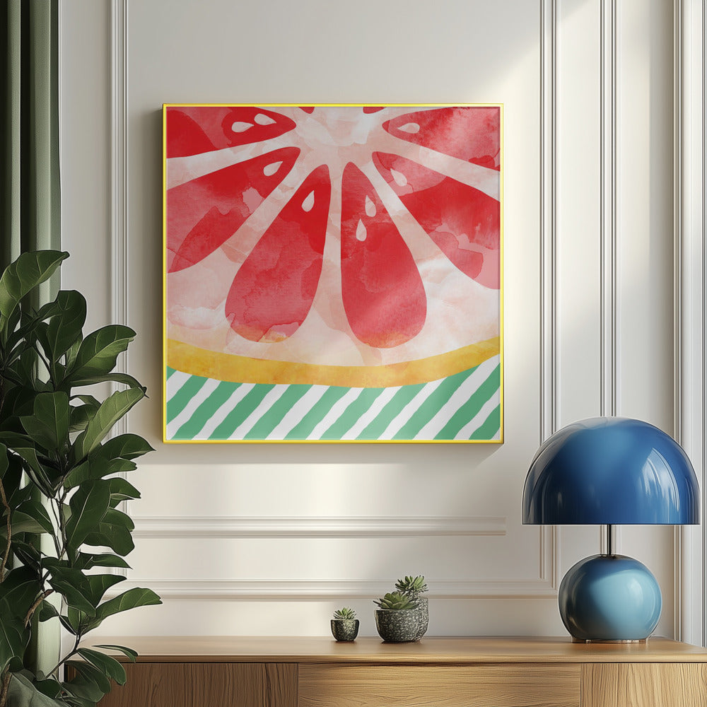 Pamplemousse rouge | Posters - Affiche Artistique