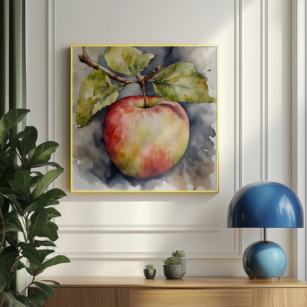 Appel, aquarel | Posters - Kunstdrukken