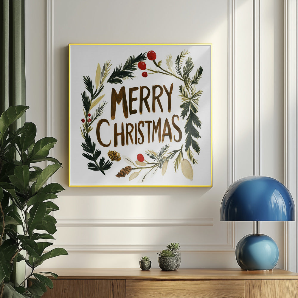 Weihnachtsfreudenkranz | Poster