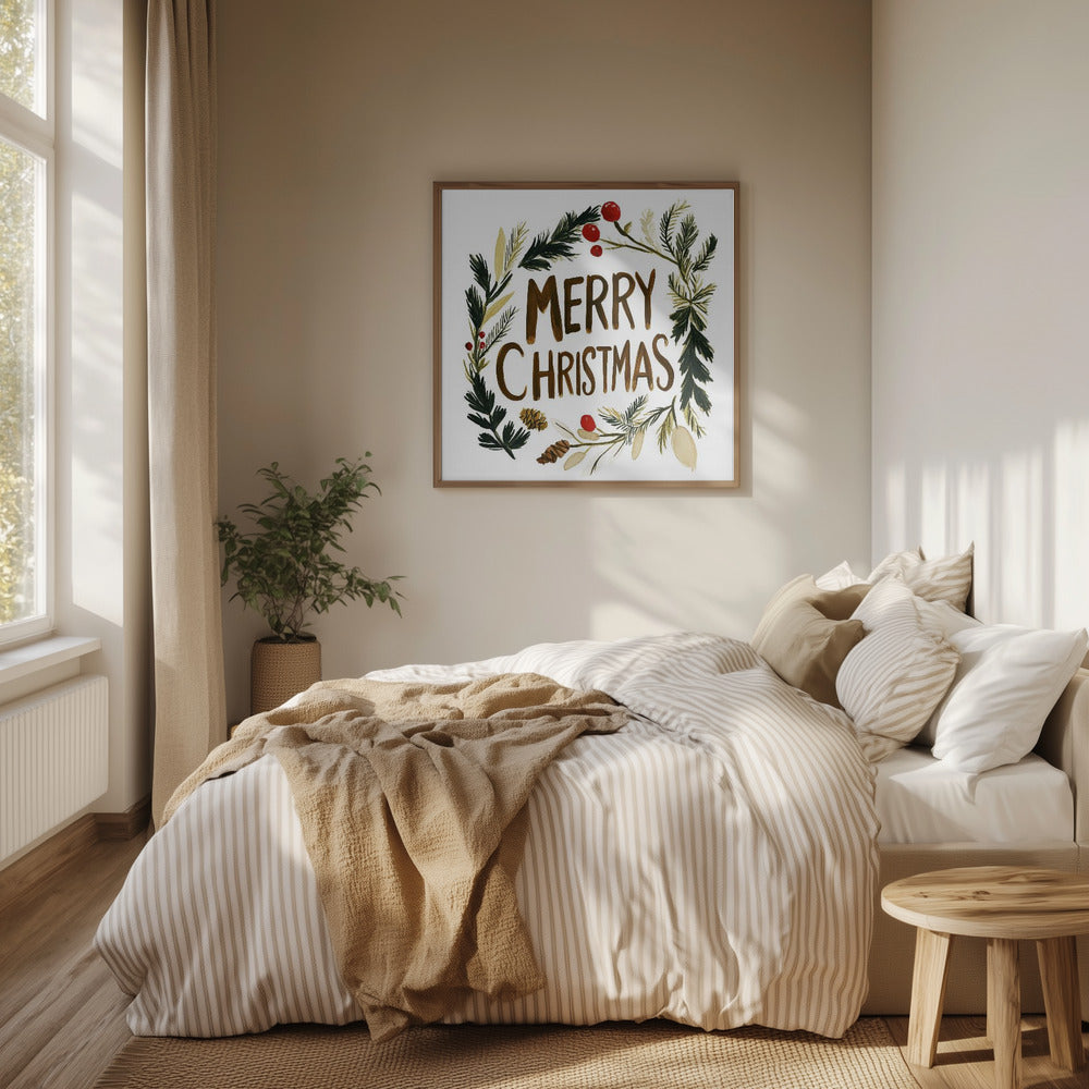 Weihnachtsfreudenkranz | Poster