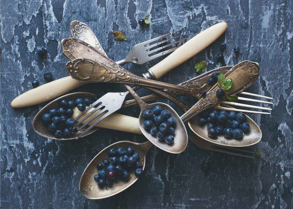 Spoons & Blueberries | Poster