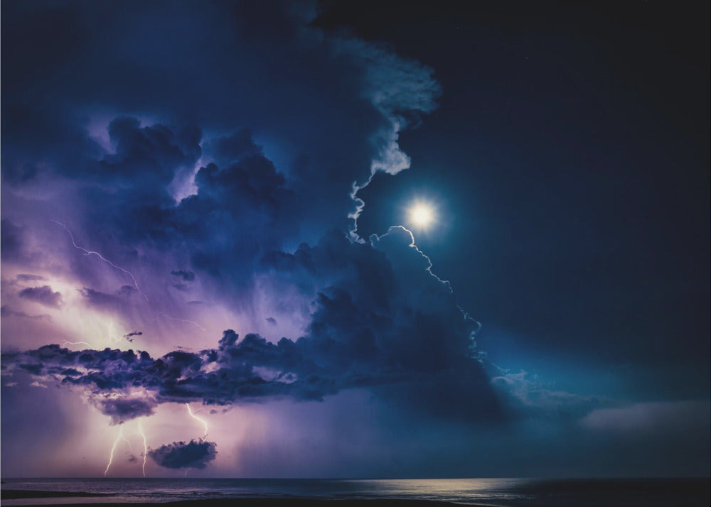 Invasión de nubes de tormenta | Papel Pintado Fotográfico