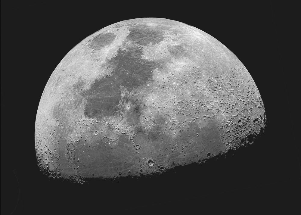 Oh, schau dir den Mond an, er scheint dort oben | Leinwand-Bilder