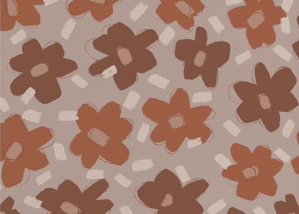 Pastellblommor | Fototapet