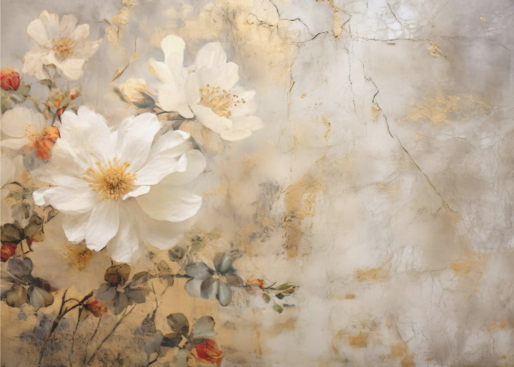 Fa Vintage Floral 73 | Fototapeta
